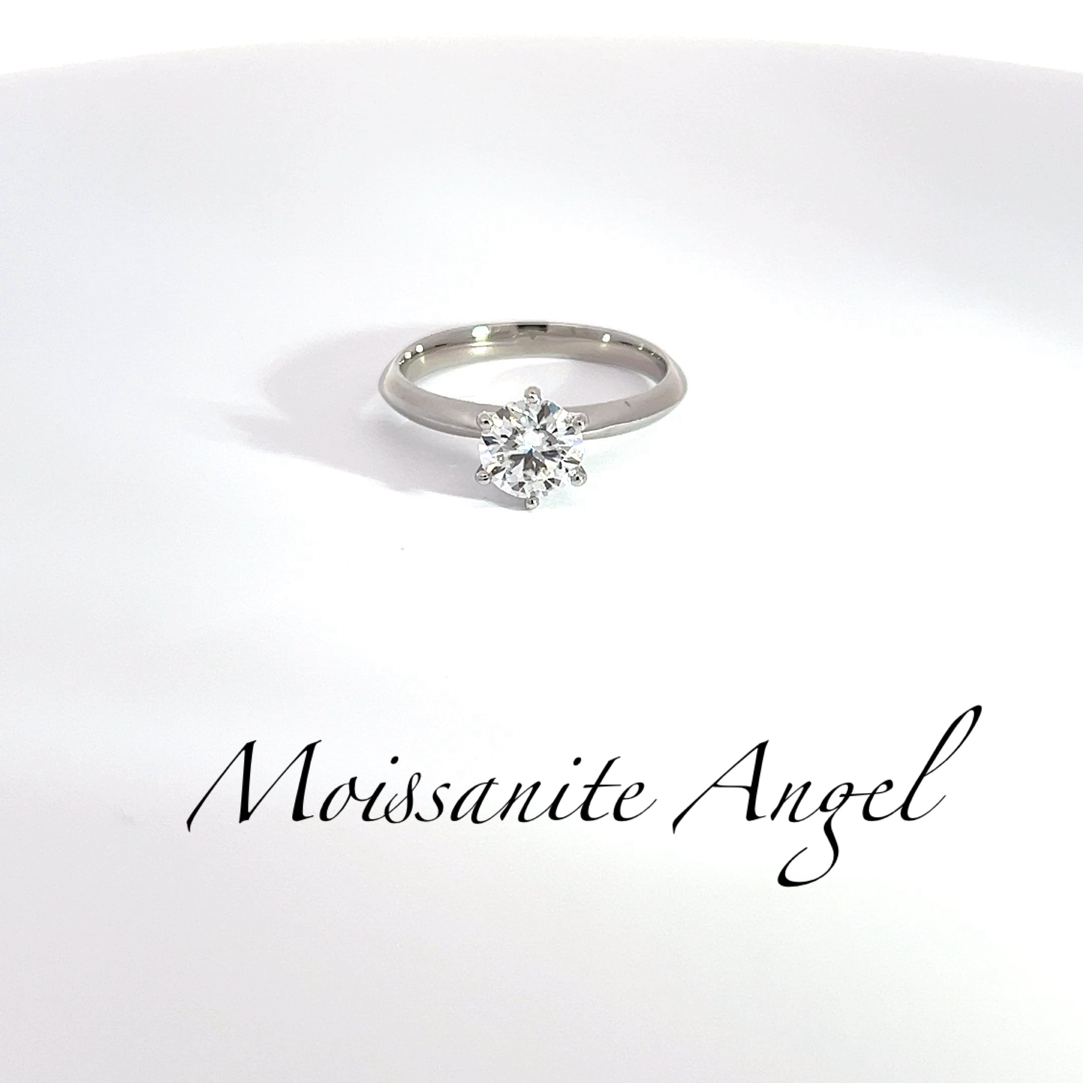 3 Carat Moissanite Solitaire Ring