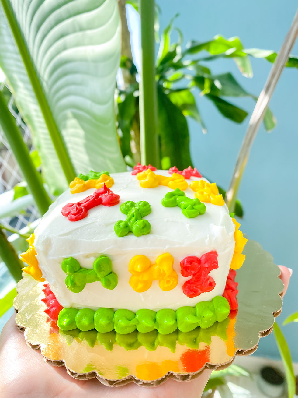 Miniatura: Bizcocho Cuadrado 4"