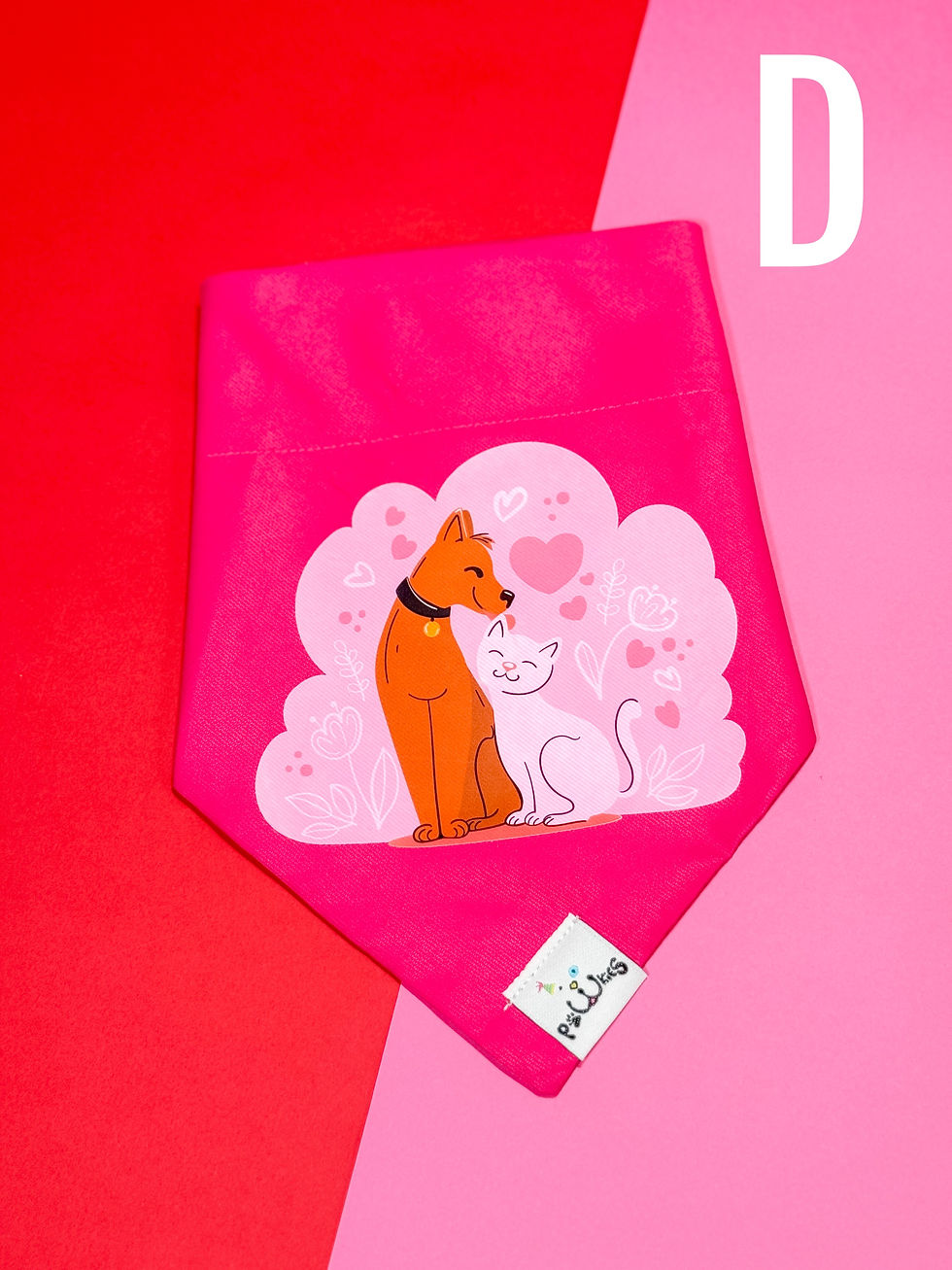 Miniatura: Bandana Amor al cuadrado