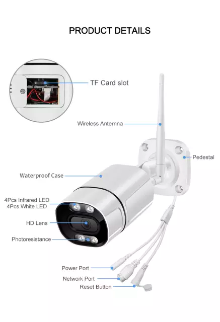 Miniature : Caméra ip 3mp tuya