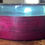 Thumbnail: Purple Heart & Aqua Epoxy Hand-Turned Bowl - Sold