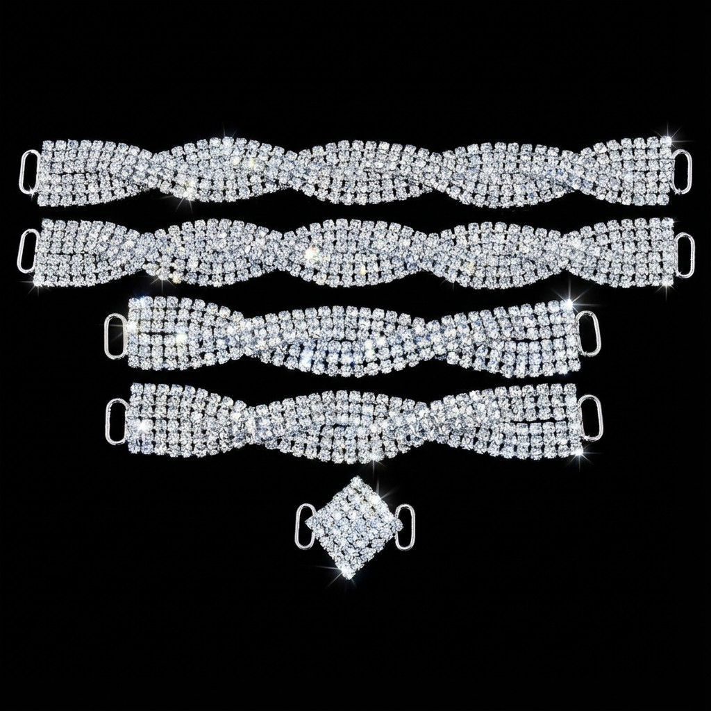 5 PC Twist Bikini Connector Set