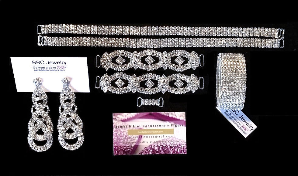 7 PC Figure Suit Connector Set With Jewelry