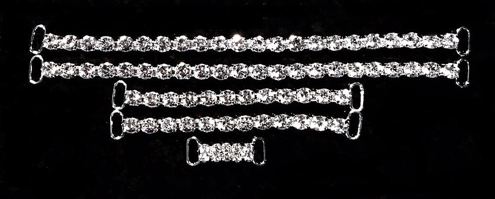 5 PC 1-Row Bikini Connector Set