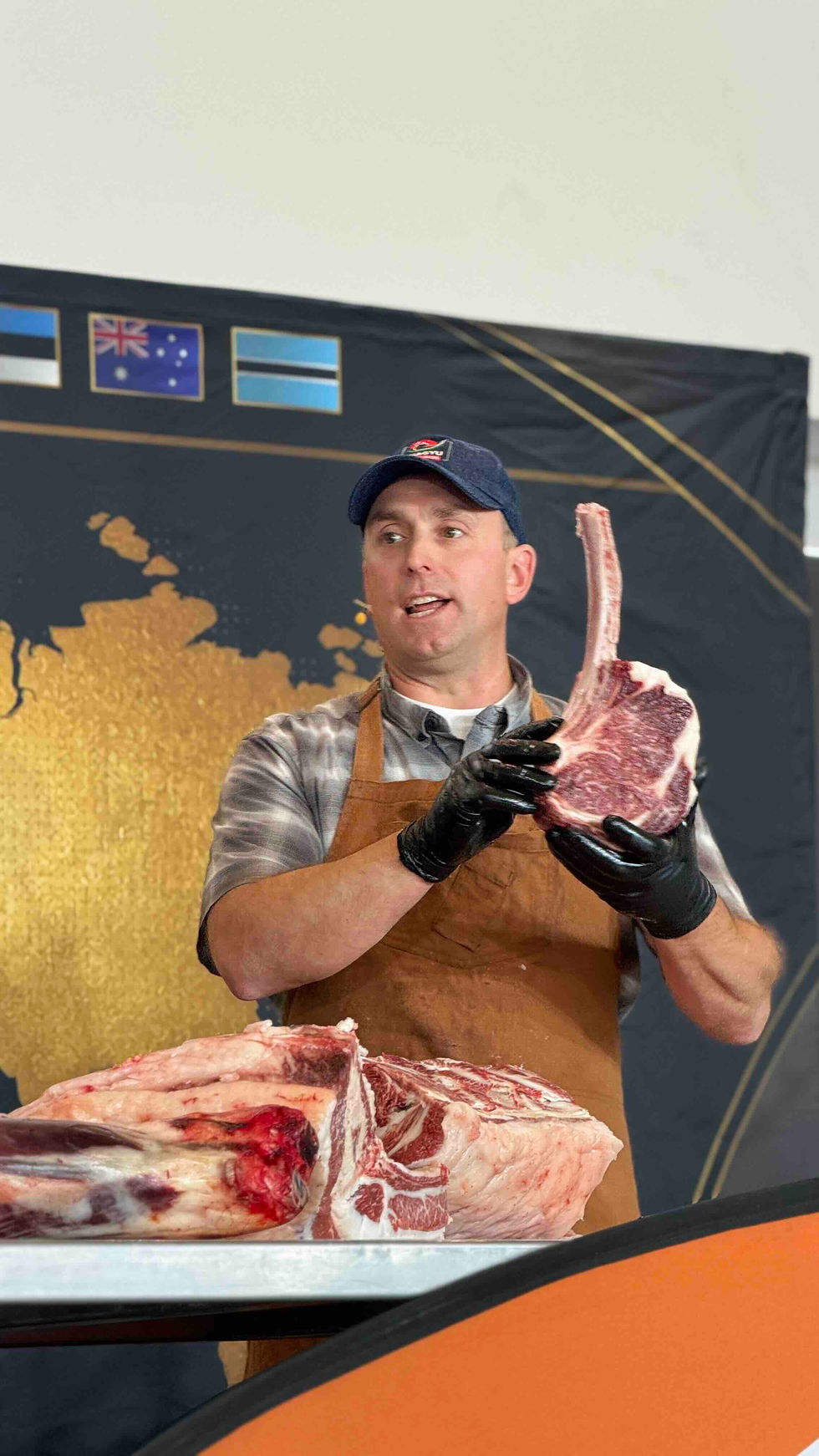 Dr Phil Bass cutting demostration