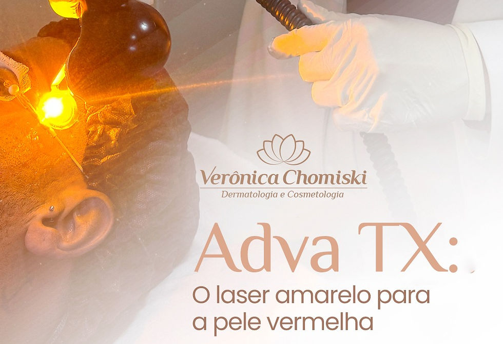 Adva TX: o laser amarelo para a pele vermelha