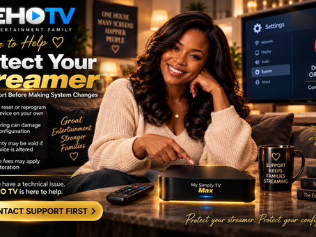 Important Notice About VEHO TV's My Simply TV Streamers