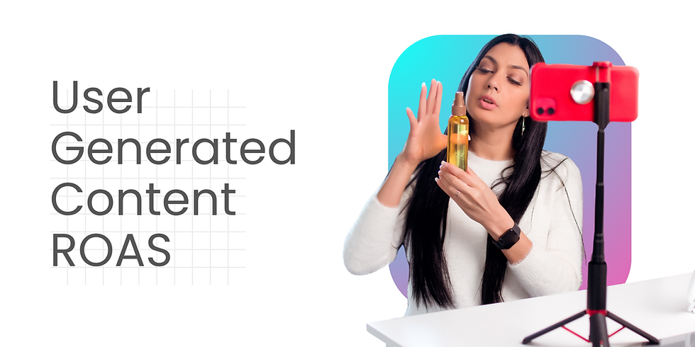 Content creator filming a product review on a smartphone, illustrating how user-generated content delivers higher ROAS than polished ads through authentic engagement.