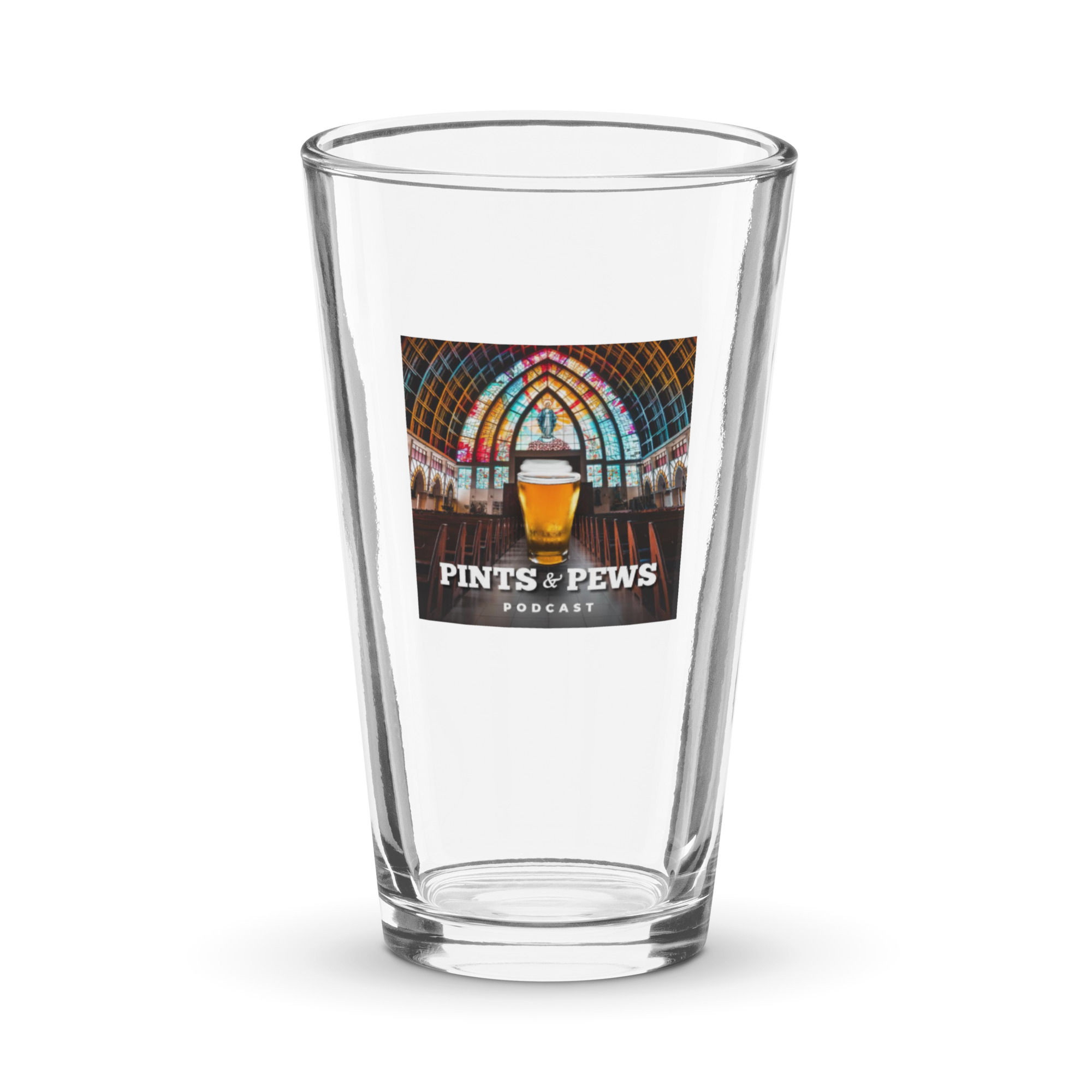 Pints & Pews Glass