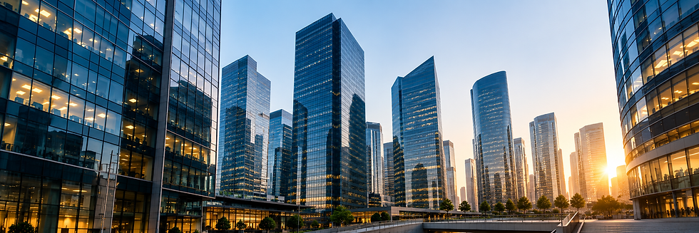 Panorama urbain au coucher du soleil.png