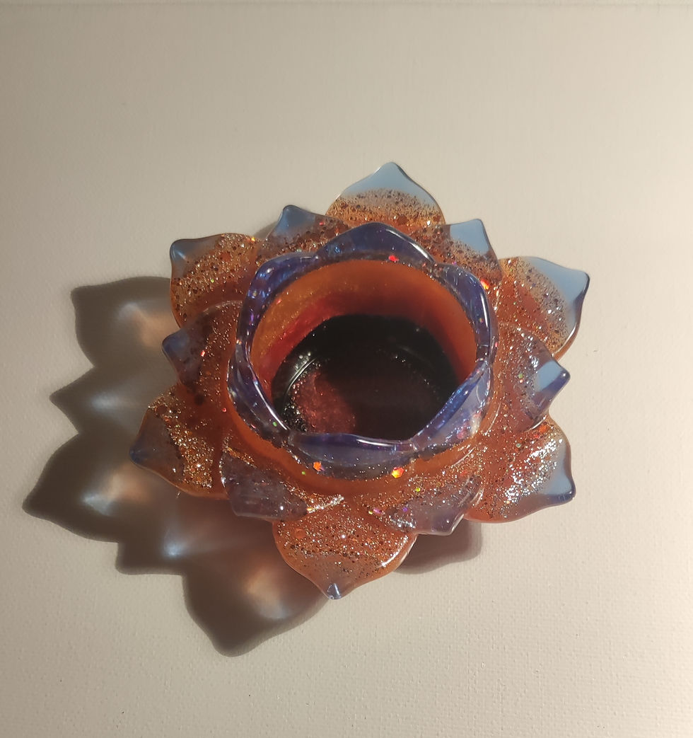 Miniature : Bougeoir fleur de lotus 