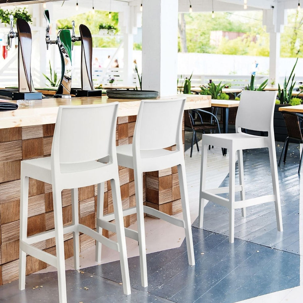 Miniature : Maya bar 75 - Tabouret en polypropylène pour terrasse