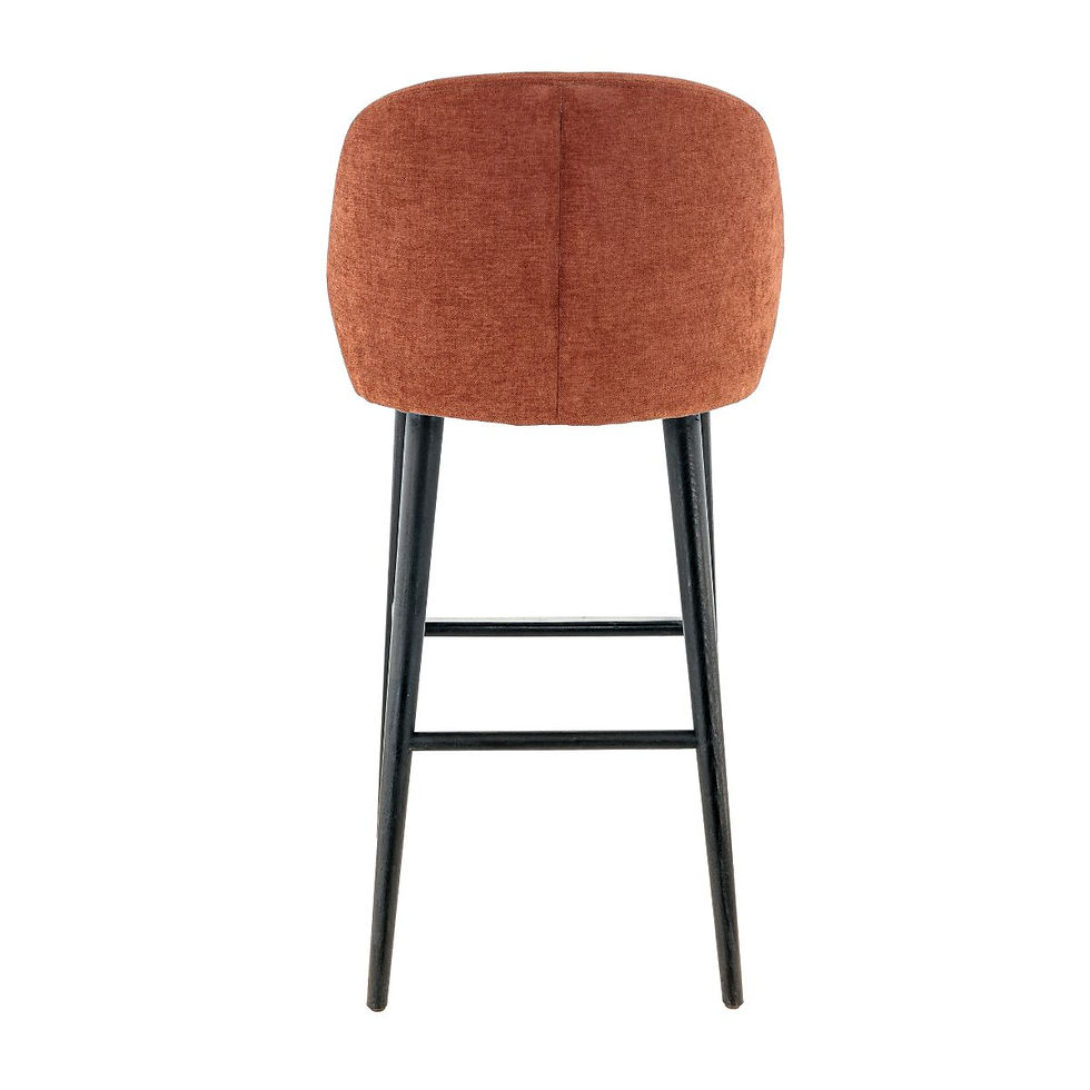 Miniature : Tristan BST - Tabouret en bois et tissu pour restaurant