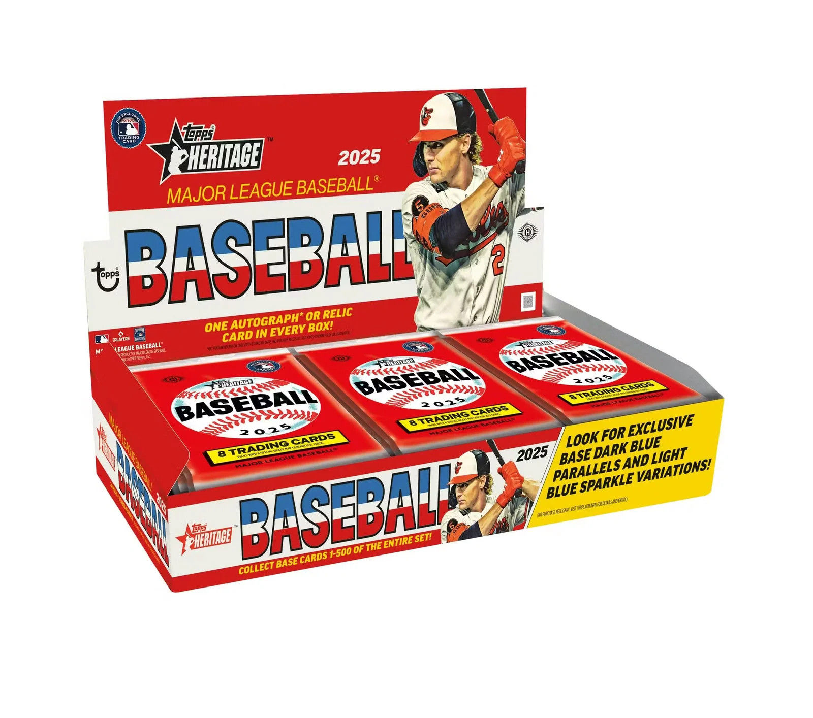 2025 Topps Heritage Baseball - Hobby Box