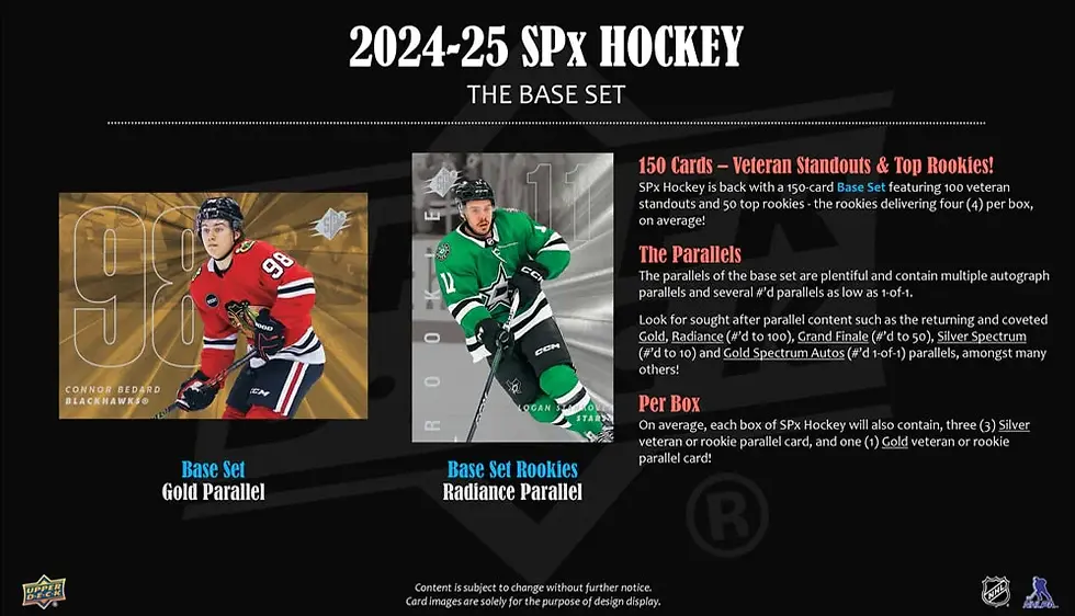 Thumbnail: 2024-25 Upper Deck SPx Hockey Hobby Box
