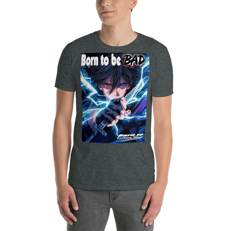 Thumbnail: Born to be bad Anime7 Short-Sleeve Unisex T-Shirt