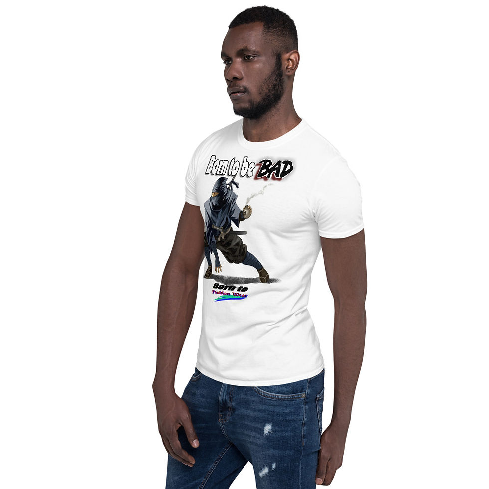 Thumbnail: Born to be bad Ninja9 Short-Sleeve Unisex T-Shirt
