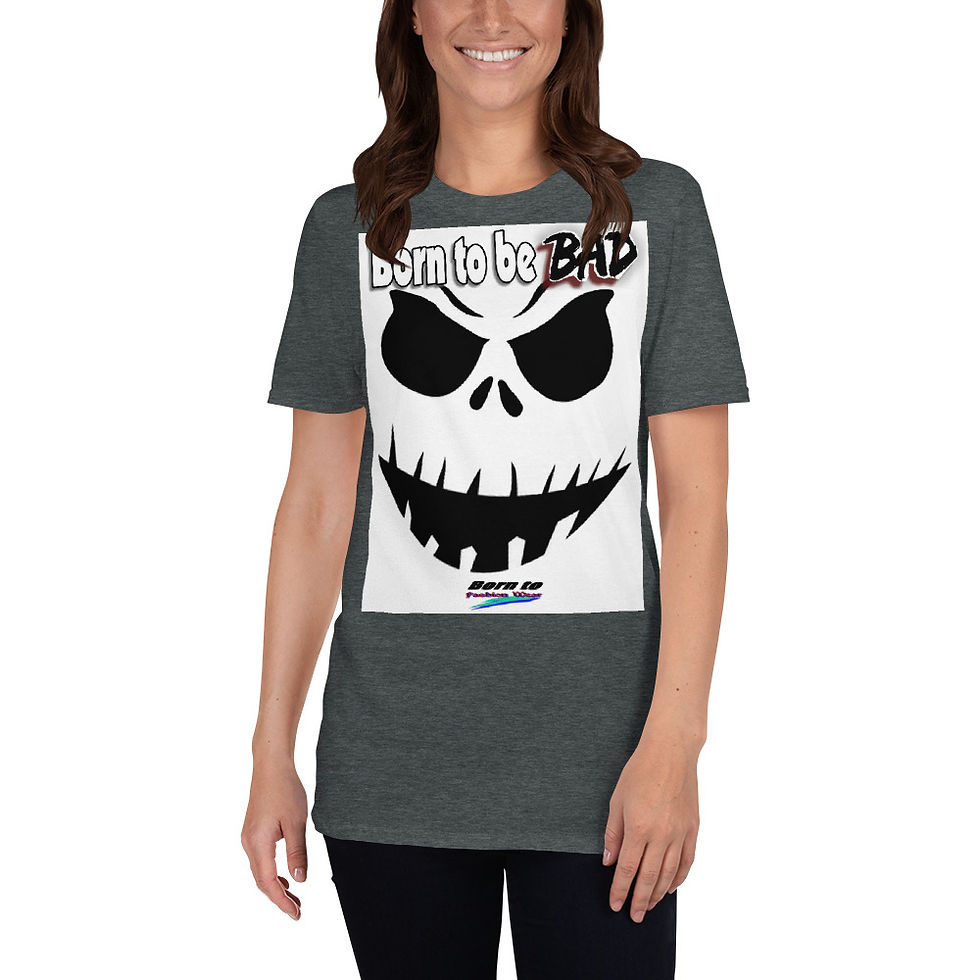 Thumbnail: Born to be bad skull42 Short-Sleeve Unisex T-Shirt