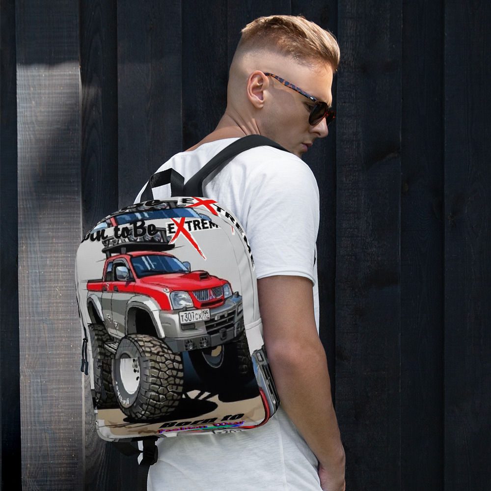 Born to be extreme Monster trucks1 Backpack