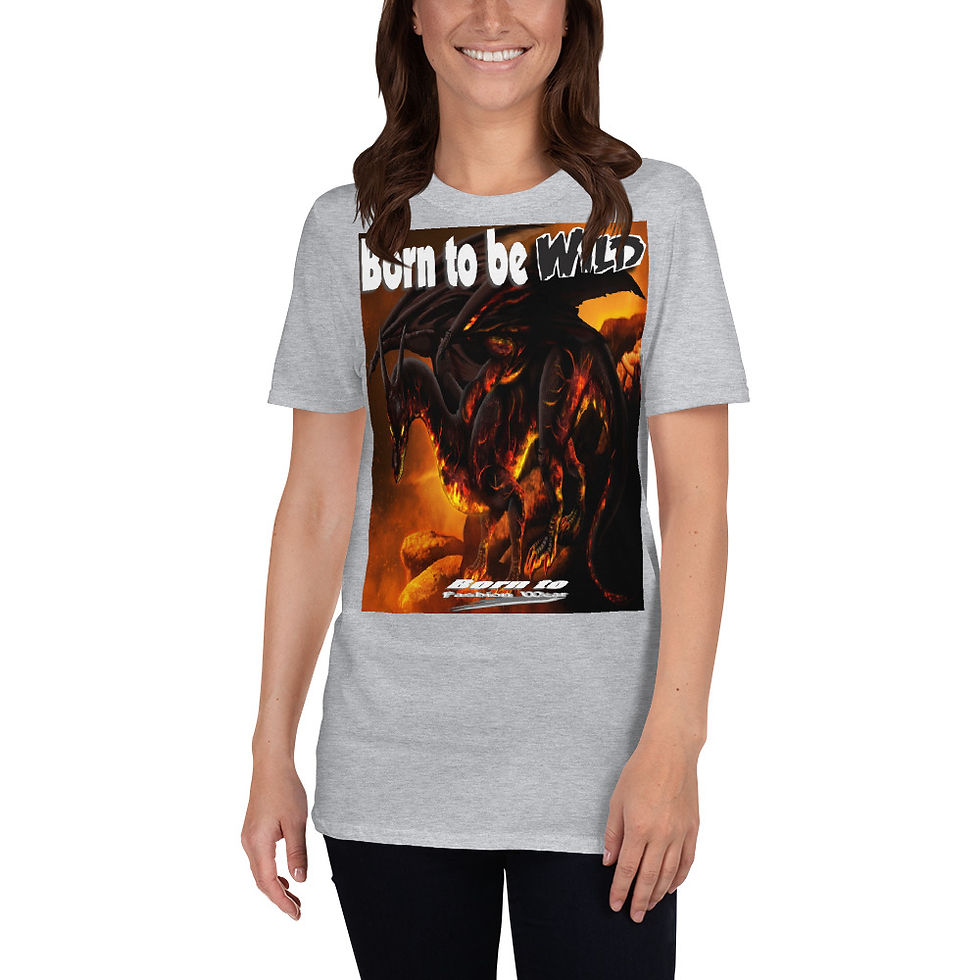 Thumbnail: Born to be wild dragon12 Short-Sleeve Unisex T-Shirt