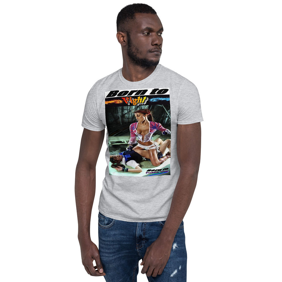 Thumbnail: Born to fight Short-Sleeve Unisex T-Shirt