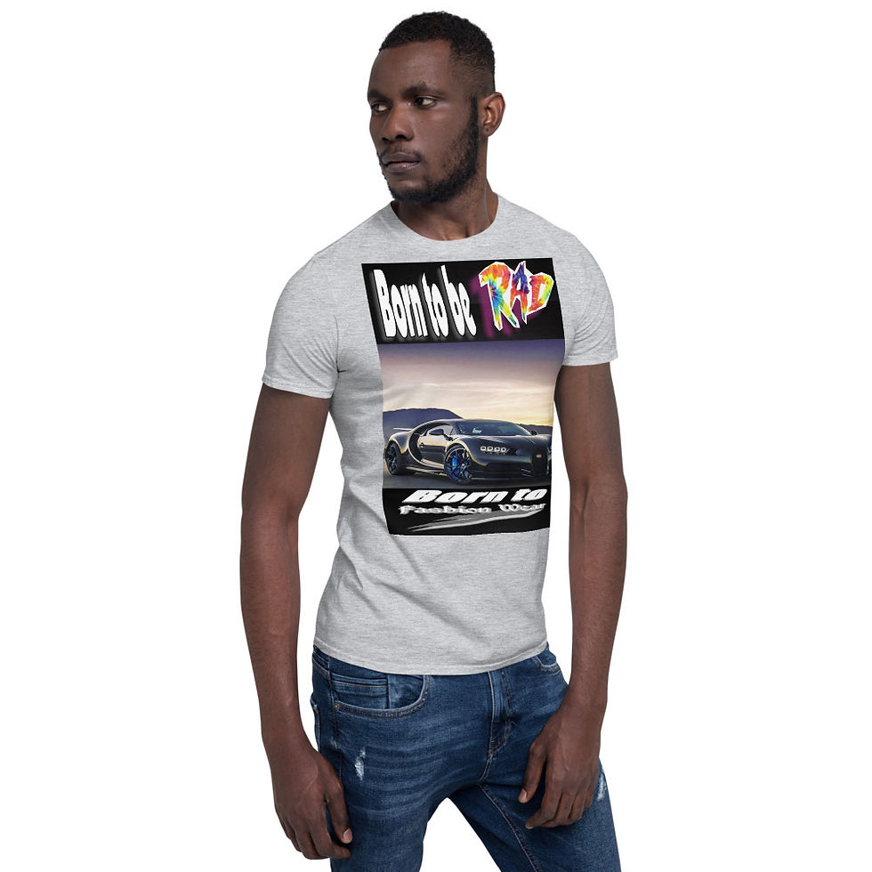 Thumbnail: Born to be rad car43 Short-Sleeve Unisex T-Shirt
