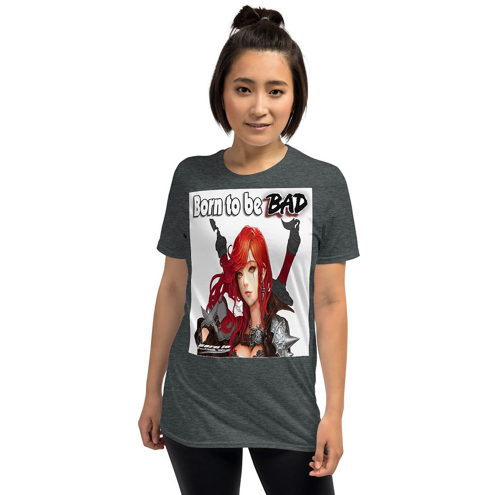 Thumbnail: Born to be bad Anime25 Short-Sleeve Unisex T-Shirt