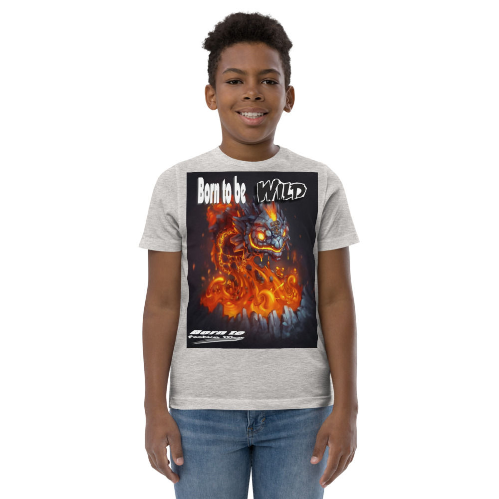 Born to be wild fire snake Youth jersey t-shirt