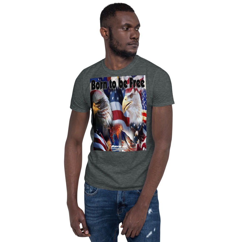 Born to be free Amarican5 Short-Sleeve Unisex T-Shirt