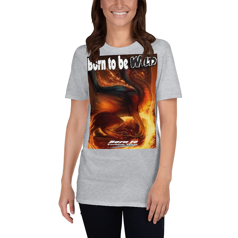 Thumbnail: Born to be wild dragon13 Short-Sleeve Unisex T-Shirt