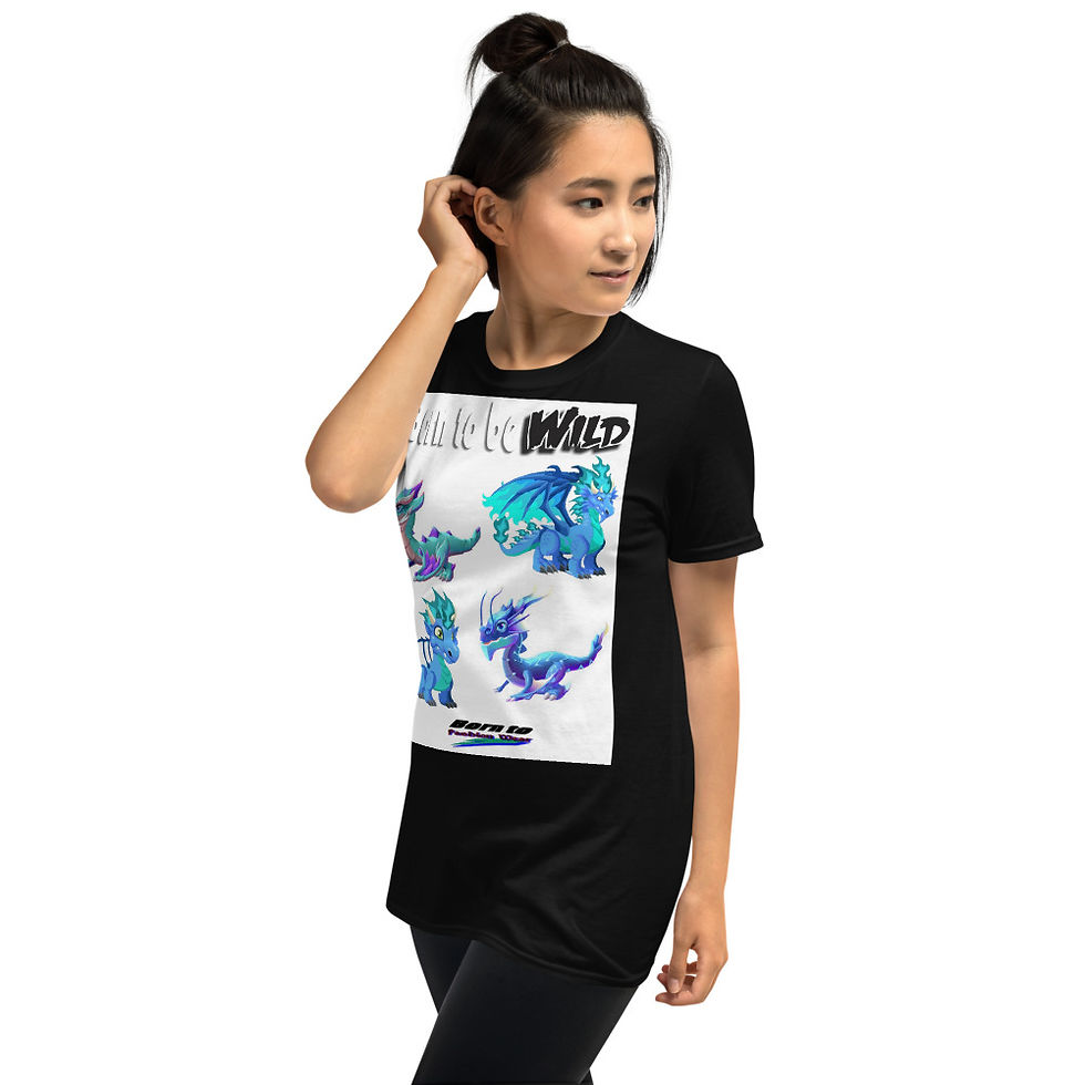 Thumbnail: Born to be wild dragon15 Short-Sleeve Unisex T-Shirt
