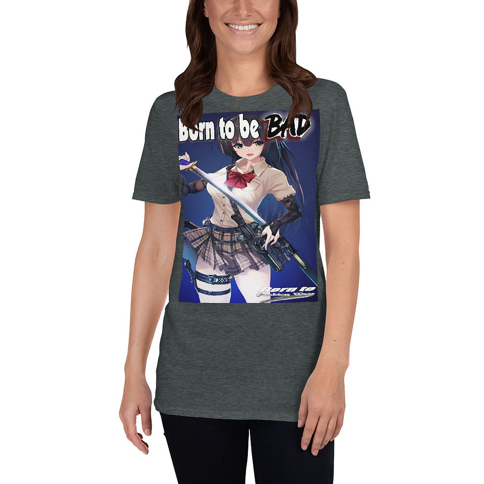Thumbnail: Born to be bad Anime12 Short-Sleeve Unisex T-Shirt