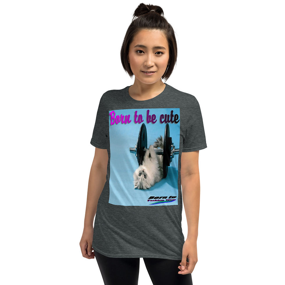 Thumbnail: Born to fight cats5 Short-Sleeve Unisex T-Shirt