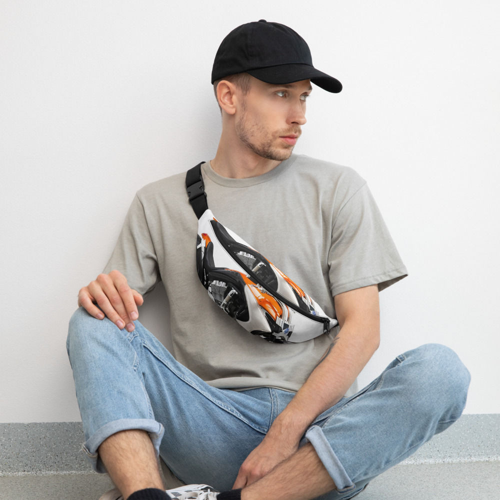 Born to be rad motor cycle1 Fanny Pack