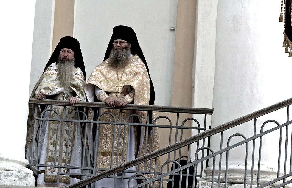 Clero ortodosso (Jaroslavl – Russia, agosto 2017)