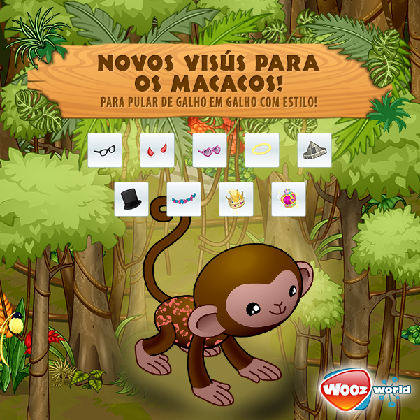 Macacos! - Novos Visús no Shopz!