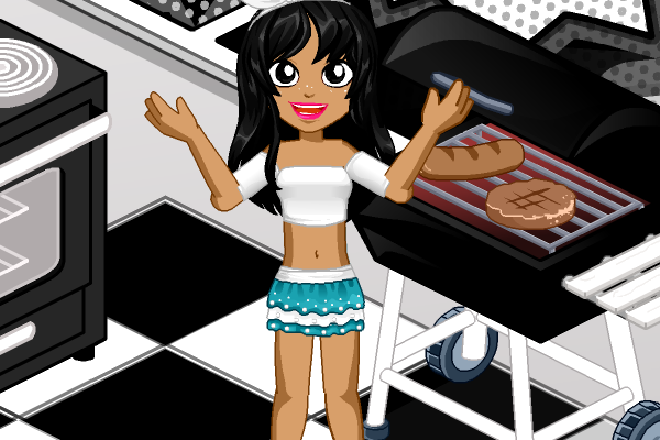 Eu na Churrascaria - Cozinha!