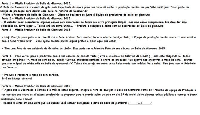 Parte 1 (Até 2) Baile do Glamourz!
