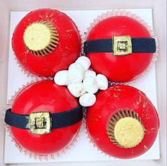 Santa hot cocoa bombs - 4 pack