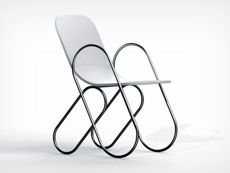 機能美事例 |ミニマリズムと遊び心の融合——Andrew Edgeによる「Paperclip Chair」