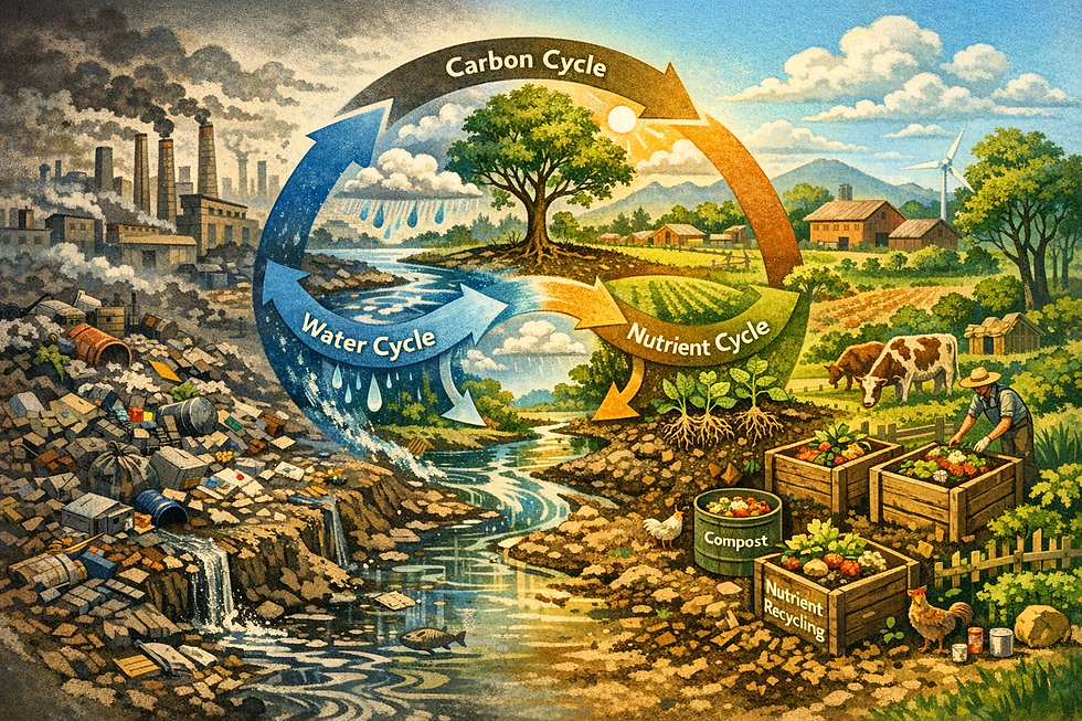 Regenerative Systems as Waste Stream Mitigation: Agriculture in a Living Economy