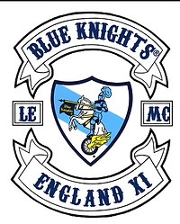 England XI Blue knight International Badge colours