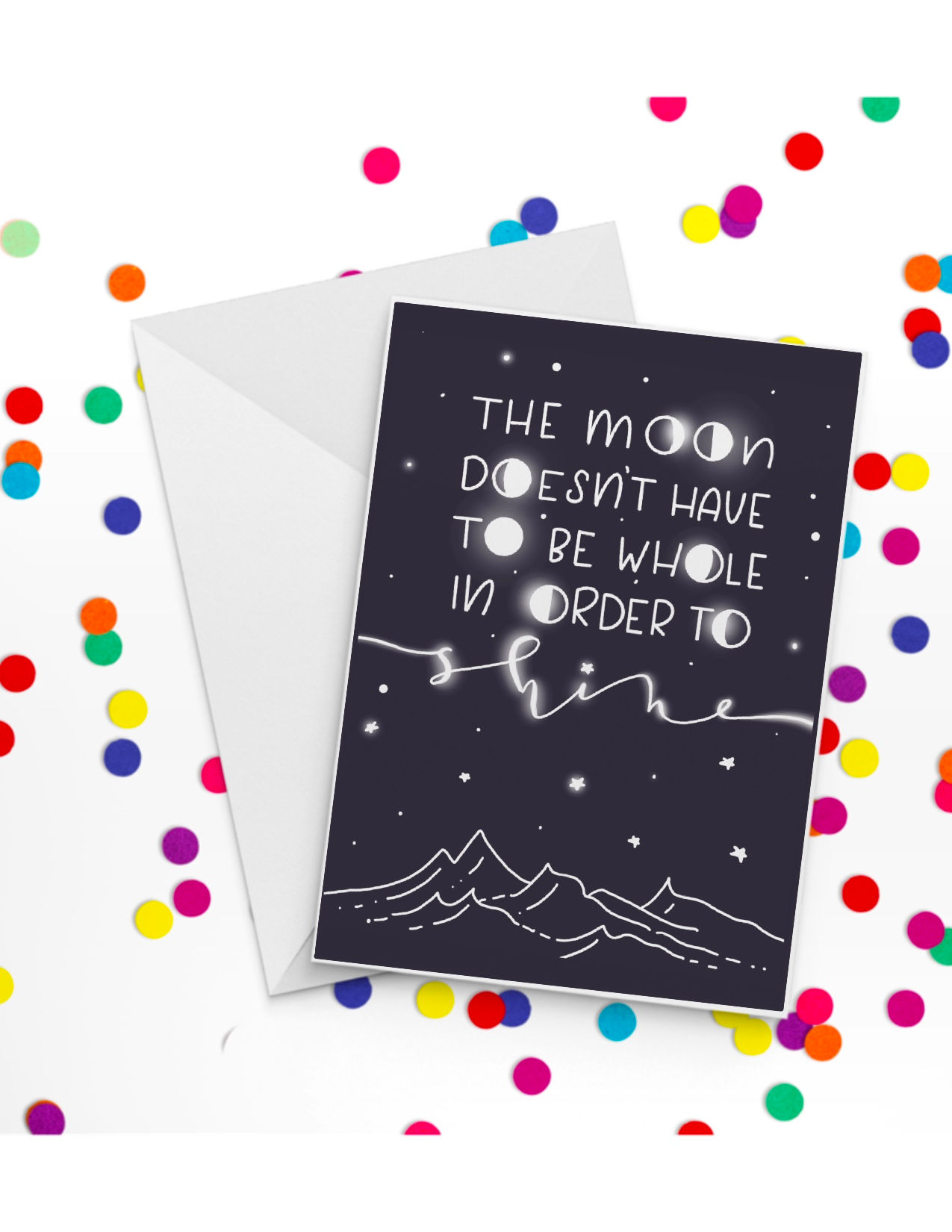 The Moon Doesn't Have To Be Whole