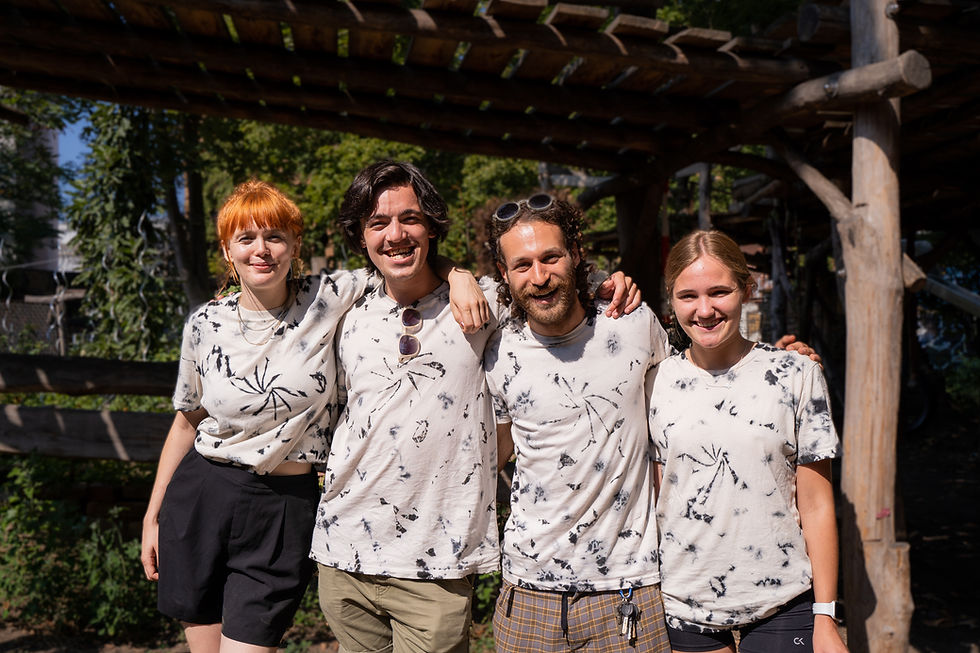 LevelUp English trainers smiling at an English summer camp