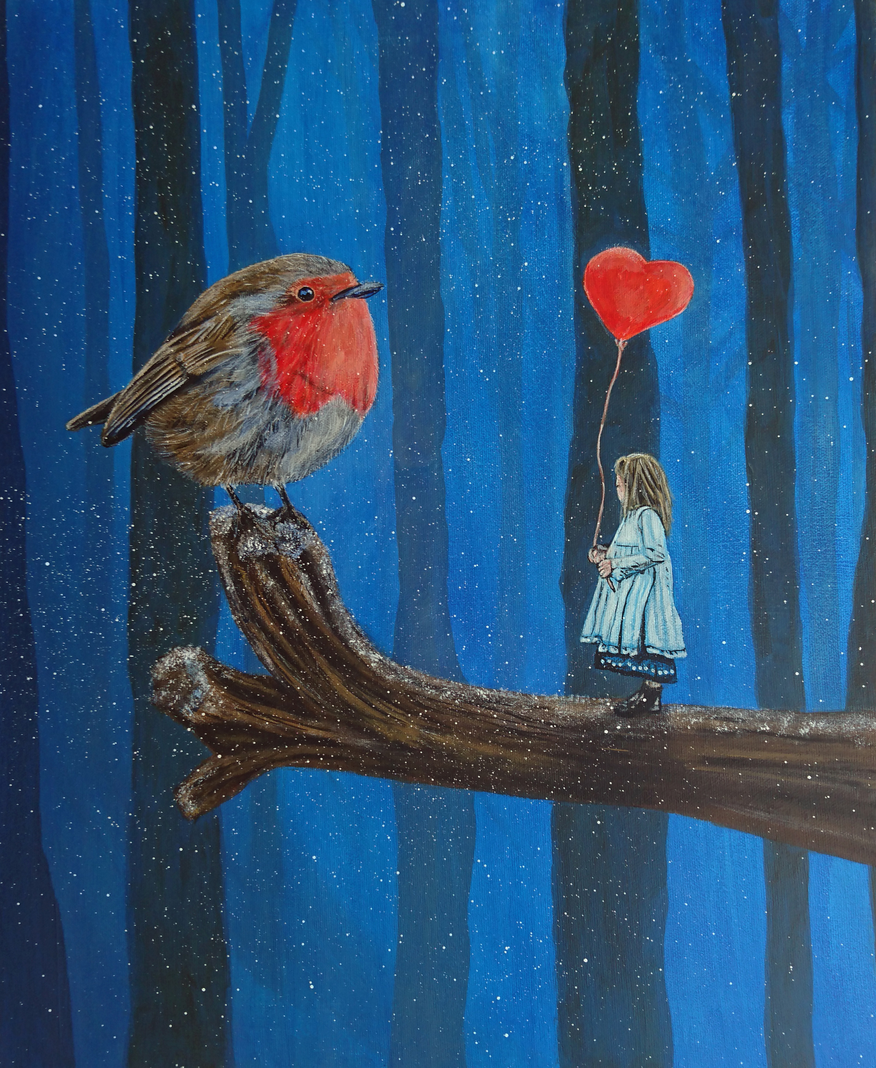 "Snowy Encounter"