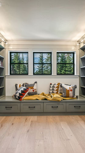 Custom Library Cabinets