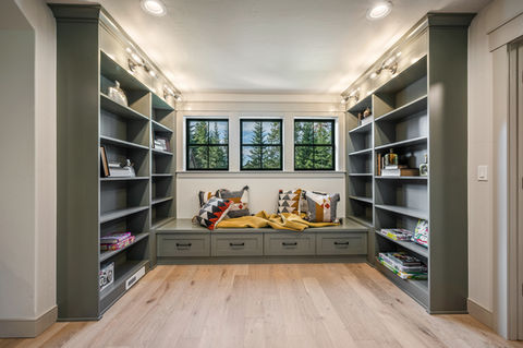 Custom Library Cabinets