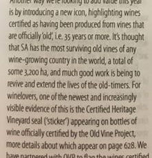 Platter’s Wine Guide 2019 edition introduces Certified Heritage Vineyard icon