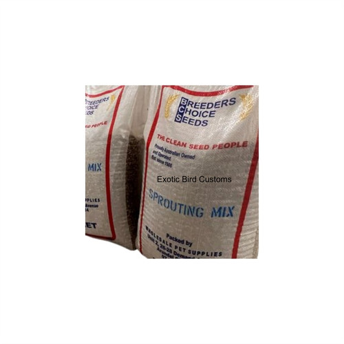 Breeders Choice Premium Sprout Mix 20KG Exotic Bird Customs