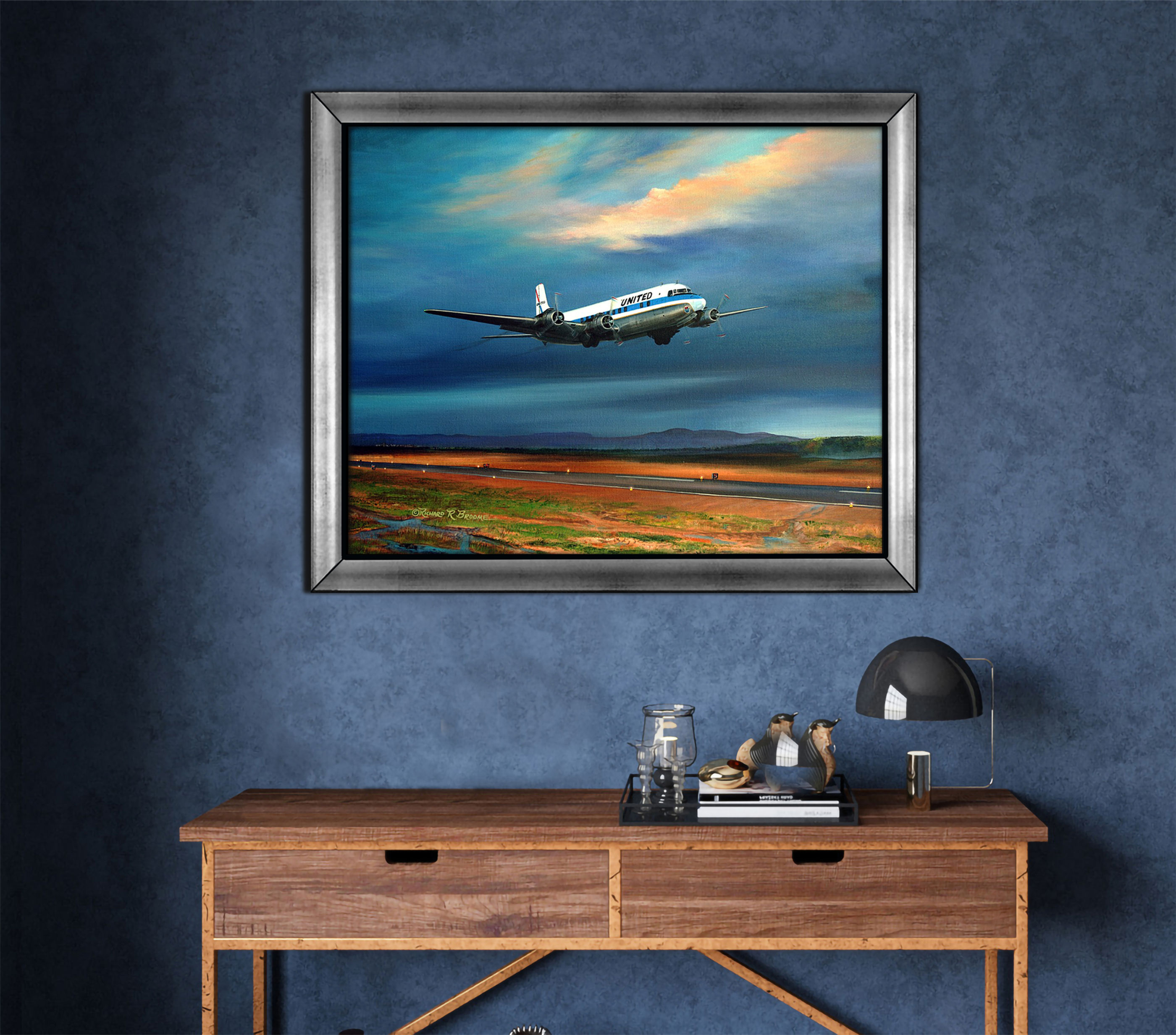 "Wheel's Up!" United Airlines DC-6B